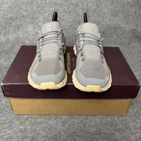 On Cloud 5 Zinc Gray Mesh Athletic Running Shoes Womens Size 7.5 US 59.98883 - Picture 3 of 9
